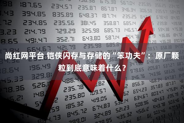 尚红网平台 铠侠闪存与存储的“笨功夫”：原厂颗粒到底意味着什么？